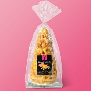 Le gâteau à la broche Maison Bruyère est certifié Sud de France, gage de qualité artisanale occitane.
